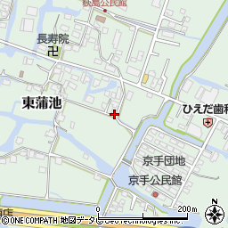 福岡県柳川市東蒲池653周辺の地図