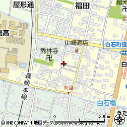 佐賀県杵島郡白石町福田1575-3周辺の地図