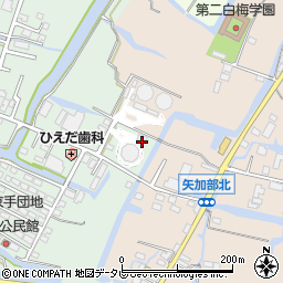 福岡県柳川市東蒲池185周辺の地図
