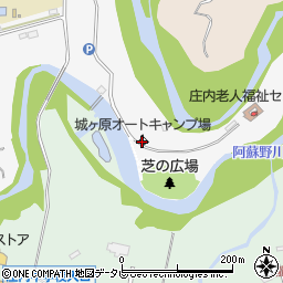 城ヶ原オートキャンプ場周辺の地図
