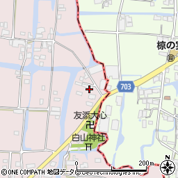 福岡県柳川市三橋町吉開328周辺の地図
