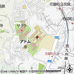 九州文化学園中学校周辺の地図