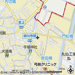 福岡県柳川市間98周辺の地図