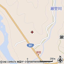 高知県高岡郡四万十町瀬里313周辺の地図