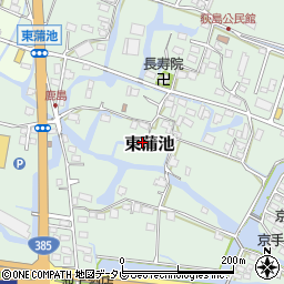 福岡県柳川市東蒲池673周辺の地図