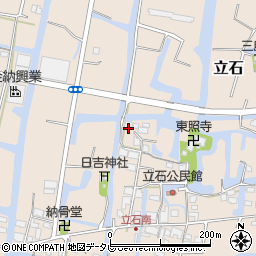 福岡県柳川市立石214周辺の地図