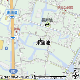 福岡県柳川市東蒲池674周辺の地図