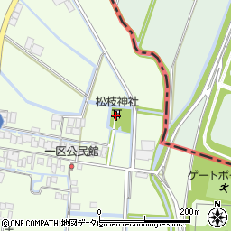 松枝神社周辺の地図