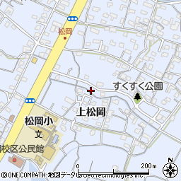 大分県大分市松岡上松岡周辺の地図