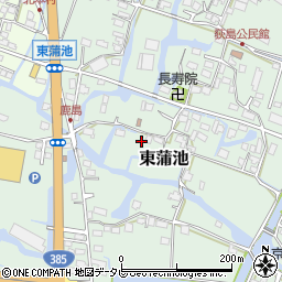 福岡県柳川市東蒲池675周辺の地図