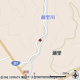 高知県高岡郡四万十町瀬里97周辺の地図