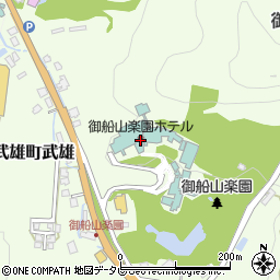 御船山楽園ホテル周辺の地図