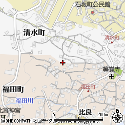 長崎県佐世保市清水町130-7周辺の地図