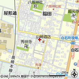 佐賀県杵島郡白石町福田1566-2周辺の地図