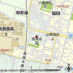 佐賀県杵島郡白石町福田1631-2周辺の地図