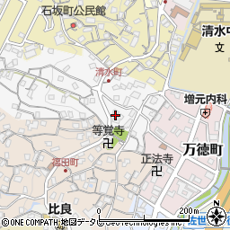 長崎県佐世保市清水町4-19周辺の地図