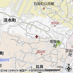 長崎県佐世保市清水町9-21周辺の地図