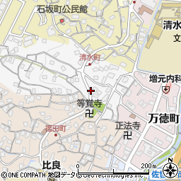 長崎県佐世保市清水町4-9周辺の地図