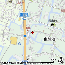 福岡県柳川市東蒲池683周辺の地図