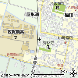 佐賀県杵島郡白石町福田1648周辺の地図