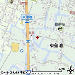 福岡県柳川市東蒲池681周辺の地図