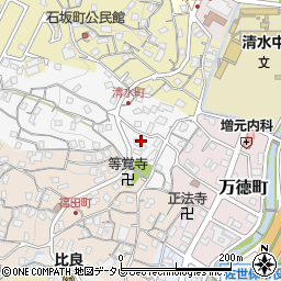長崎県佐世保市清水町4-18周辺の地図