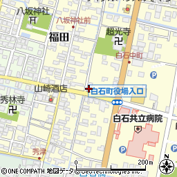 佐賀共栄銀行白石支店 ＡＴＭ周辺の地図