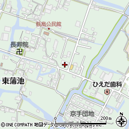 福岡県柳川市東蒲池638周辺の地図