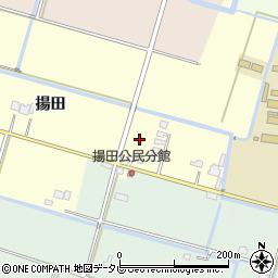佐賀県白石町（杵島郡）揚田周辺の地図