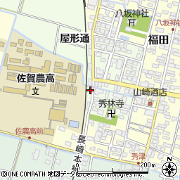 佐賀県杵島郡白石町福田1648-1周辺の地図