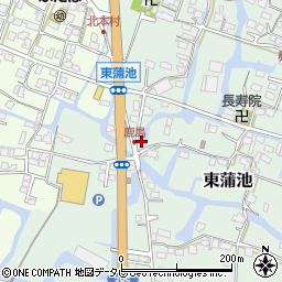 福岡県柳川市東蒲池1507周辺の地図