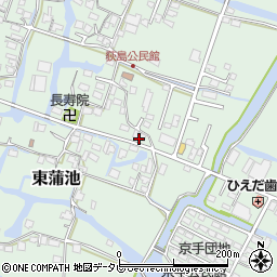 福岡県柳川市東蒲池707周辺の地図