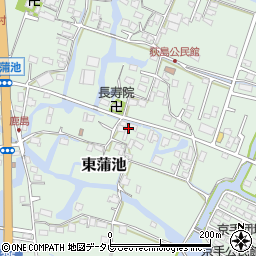 福岡県柳川市東蒲池696周辺の地図