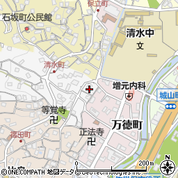 長崎県佐世保市清水町2-8周辺の地図