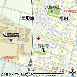 佐賀県杵島郡白石町福田1797-7周辺の地図