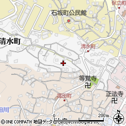 長崎県佐世保市清水町8-39周辺の地図