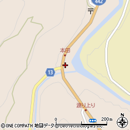福岡県八女市黒木町大淵4926周辺の地図