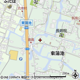福岡県柳川市東蒲池684周辺の地図