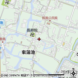 福岡県柳川市東蒲池718-2周辺の地図