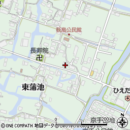 福岡県柳川市東蒲池708周辺の地図