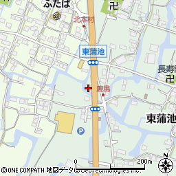 福岡県柳川市東蒲池1513-1周辺の地図