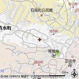 長崎県佐世保市清水町8-38周辺の地図