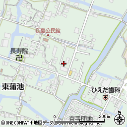 福岡県柳川市東蒲池621-1周辺の地図