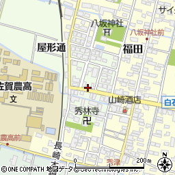 佐賀県白石町（杵島郡）屋形通周辺の地図
