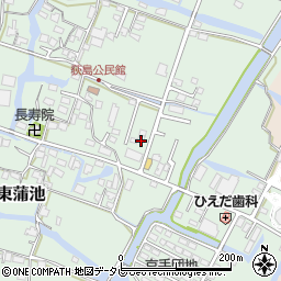 福岡県柳川市東蒲池622周辺の地図
