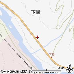 高知県高岡郡四万十町下岡56周辺の地図