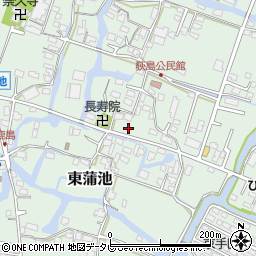 福岡県柳川市東蒲池718周辺の地図