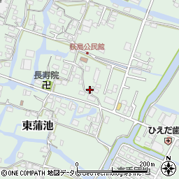 福岡県柳川市東蒲池618周辺の地図