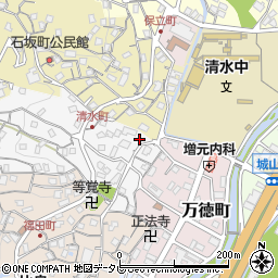 長崎県佐世保市清水町3-3周辺の地図