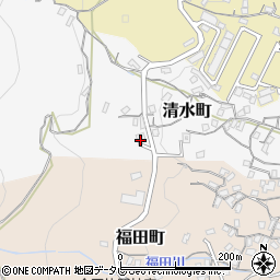長崎県佐世保市清水町157-3周辺の地図
